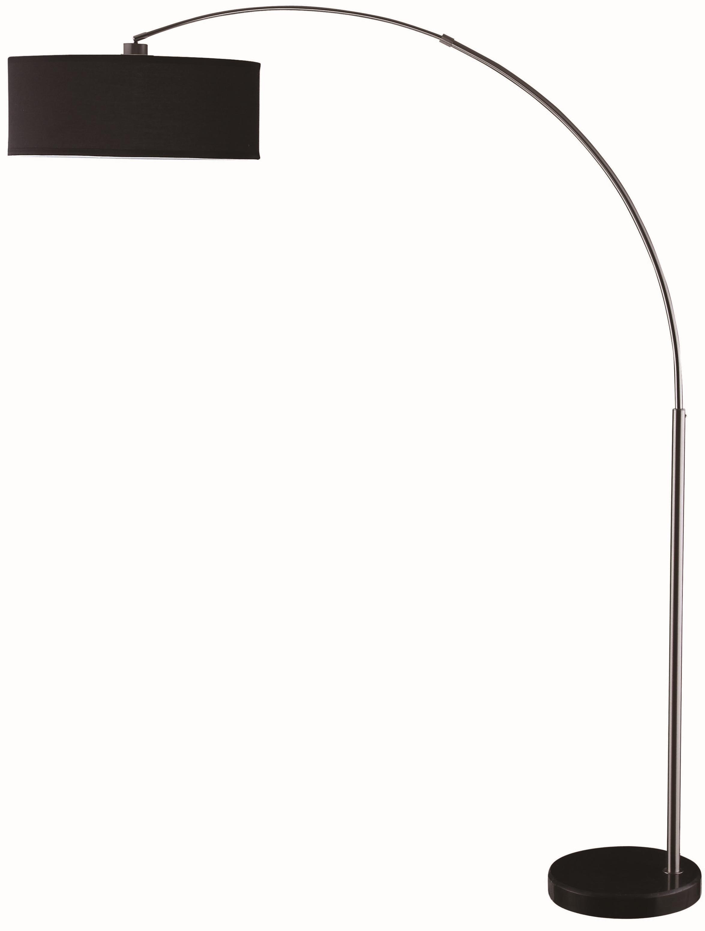 Coaster arc floor lamp on sale with poly crystal shades